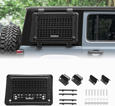 Tacmolle Left/Right Side Window Molle Panel For Jeep Wrangler JL