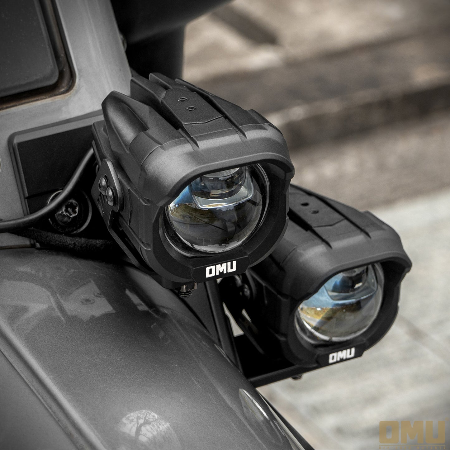 OMU Genesis A-pillar Dual Light Mount For Jeep Wrangler JK