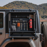 Tacmolle Rear Side Window Storage Box and Panel Set for Jeep Wrangler JK