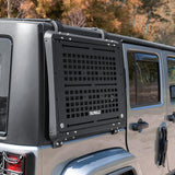 Tacmolle Rear Side Window MOLLE Panel for Jeep Wrangler JK, 2-Pack