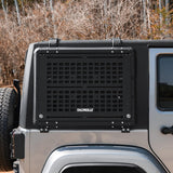 Tacmolle Rear Side Window Storage Box and Panel Set for Jeep Wrangler JK