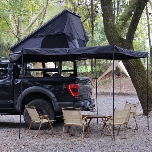 ford f150 roof top tent Overland Hardshell Roof Top Tent with Ladder For Van Jeep SUV Truck