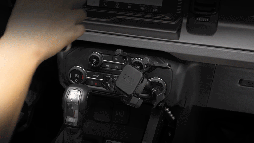 OMU Genesis Series Aluminum Center Console Grab Handle With Phone