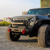 Maiker Steel Front Bumper With Sensor Hole For Jeep Wrangler JL Accessories