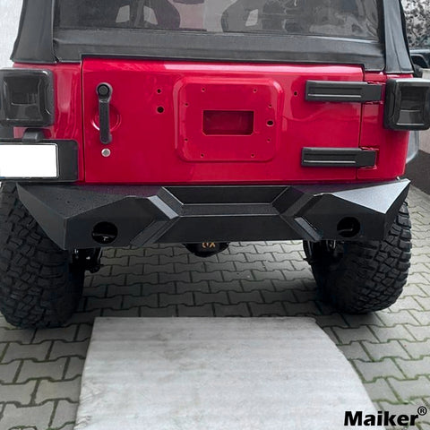 Maiker X Style Steel Rear Bumper For Jeep Wrangler JK