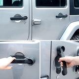 Maiker No Pressing Button Release Exterior Door Handle Kits For Jeep Wrangler JK 2007-2018