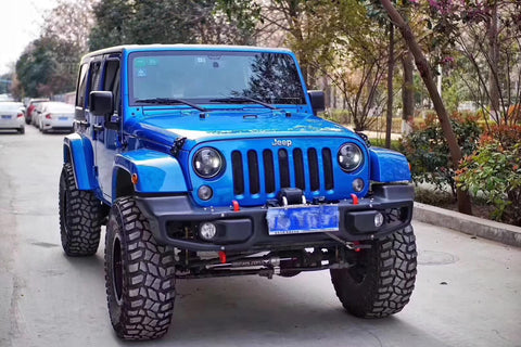 Maiker 10th Anniversary Front Bumper With Corner For Jeep Wrangler JK Accessories