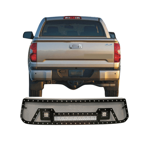 4x4 Accessories Front Grille Mesh Grille For Tundra Accessories Offroad Abs Grill