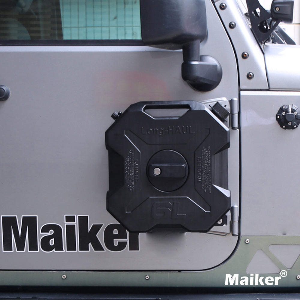 Maiker 6L Door Tank With Aluminum Bracket for Jeep Wrangler JKJL