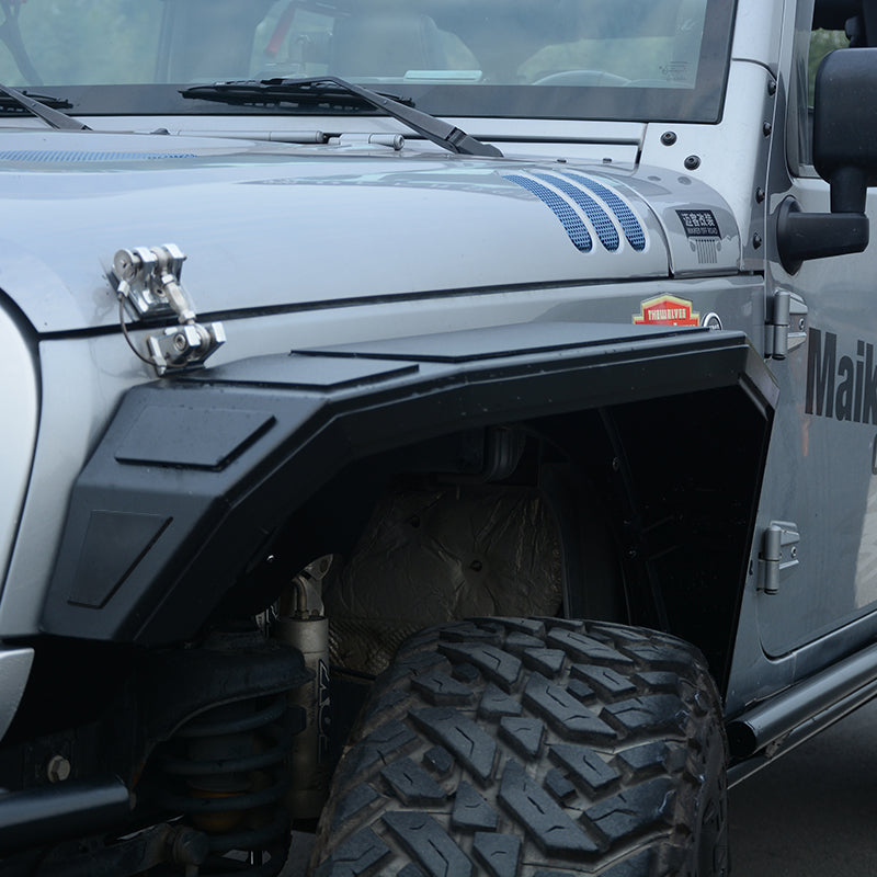บังโคลนรถสำหรับรถจี๊ป Wrangler Jk 07-17 บังโคลนพลุอุปกรณ์เสริมออฟโร้ด