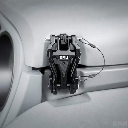 OMU Genesis Hood Catch Kit for Jeep Wrangler JK JL JT