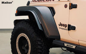 Maiker Fender Flare Extension Trim (Fit Origin Low Fender) สำหรับรถจี๊ป Wrangler JL/JT