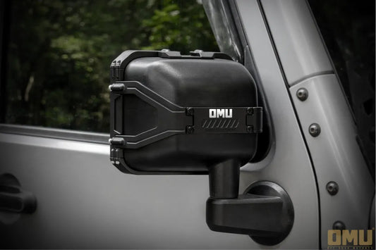 OMU Genesis Rearview Mirror Cover Rain Shield For Jeep Wrangler JK