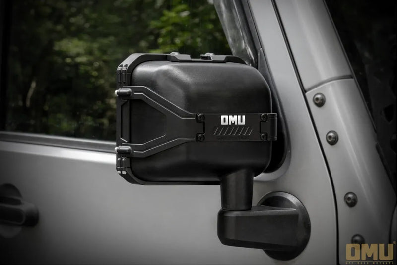 OMU Genesis Rearview Mirror Cover Rain Shield For Jeep Wrangler JK