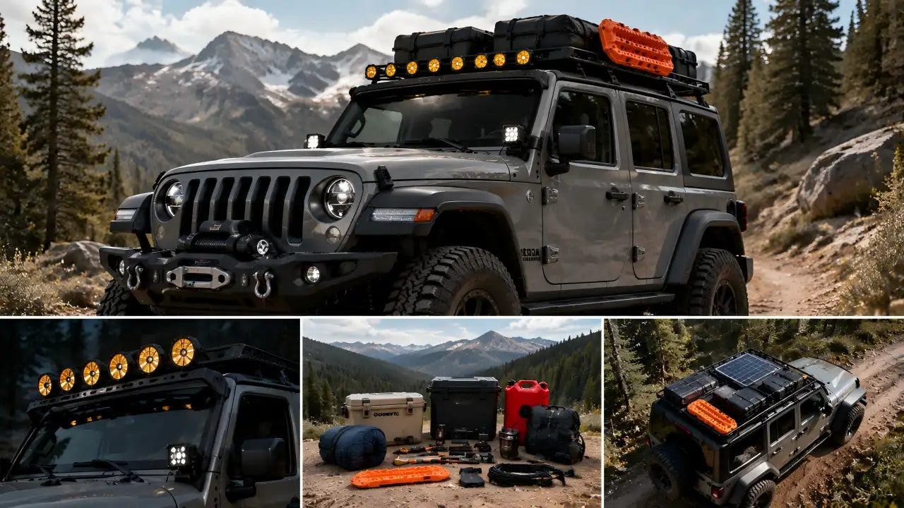 Best Gear to Pair with a Jeep Roof Rack for Trail Travel