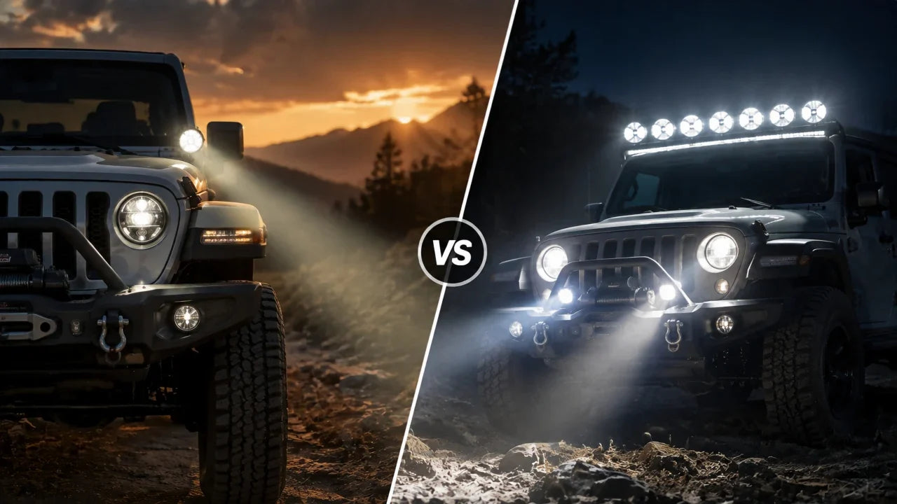Jeep Ditch Lights vs Roof Lights: Which Setup Works Better?