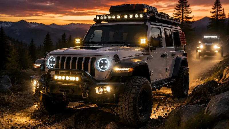 Jeep Overland Lighting Setup Guide: From A-Pillar Lights to Trail Visibility