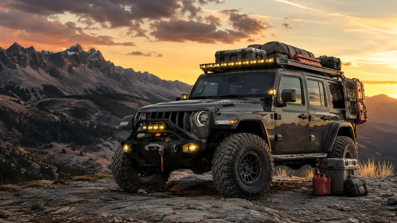 Complete Jeep Overland Setup Guide: Roof Rack, Lighting, Storage & Trail Accessories