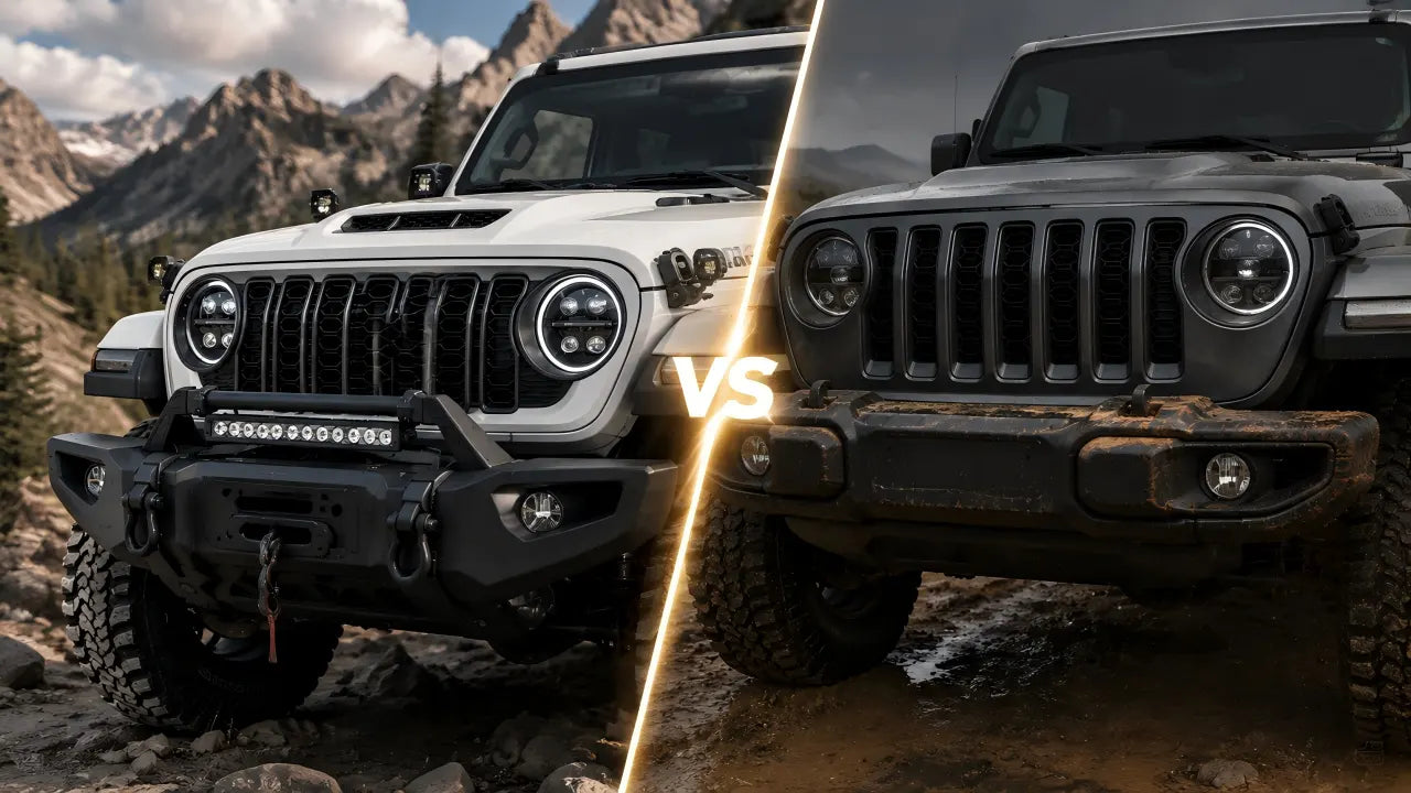 OMU Genesis vs Standard Steel Bumper: Which Front Bumper Is Better for Jeep JL and Gladiator JT?
