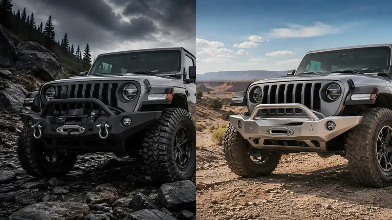 Steel vs Aluminum Jeep Wrangler Front Bumpers: Which Material Is Right?