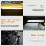 Overland Hardshell Roof Top Tent with Ladder For Van Jeep SUV Truck