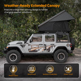 Overland Hardshell Roof Top Tent with Ladder For Van Jeep SUV Truck