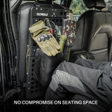 Tacmolle Tactical Seat Back Organizer with Tray & Steering Wheel Tray For Universal Model