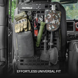 Tacmolle Tactical Seat Back Organizer with Tray & Steering Wheel Tray For Universal Model