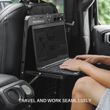 Tacmolle Tactical Seat Back Organizer with Tray & Steering Wheel Tray For Universal Model