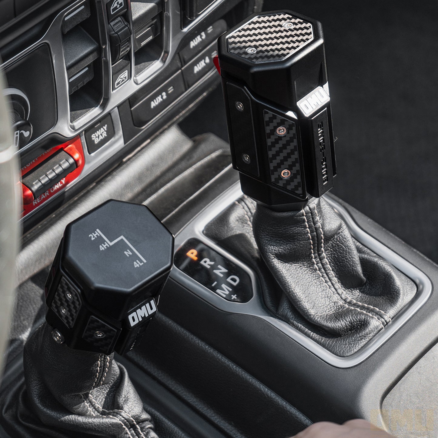 OMU Genesis Gear Shifter Knob Handle For Jeep Wrangler JL/Gladiator JT