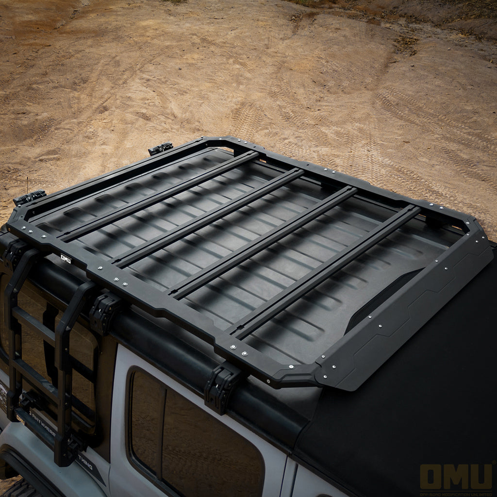 Aluminium Roo Rack OMU Genesis Aluminum Roof Rack For Jeep Wrangler JL/Gladiator JT ...