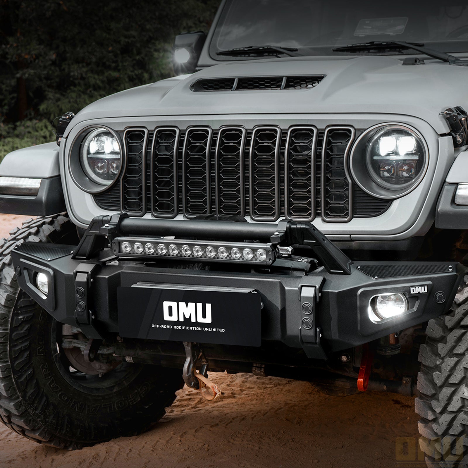 MAIKER OMU Genesis front bumper Jeep Wrangler JL