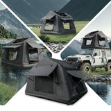 Foldable 2-3 People Amphibious Inflatable Car Roof Top Tent With Ladder for Camping Outdoor