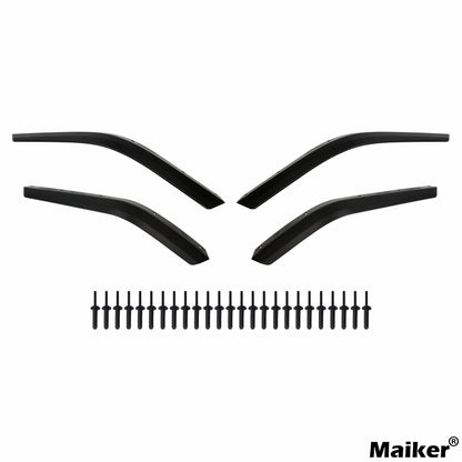 Maiker Extension Fender Trim พร้อม Rivet สำหรับ Jeep Gladiator JT อุปกรณ์เสริม