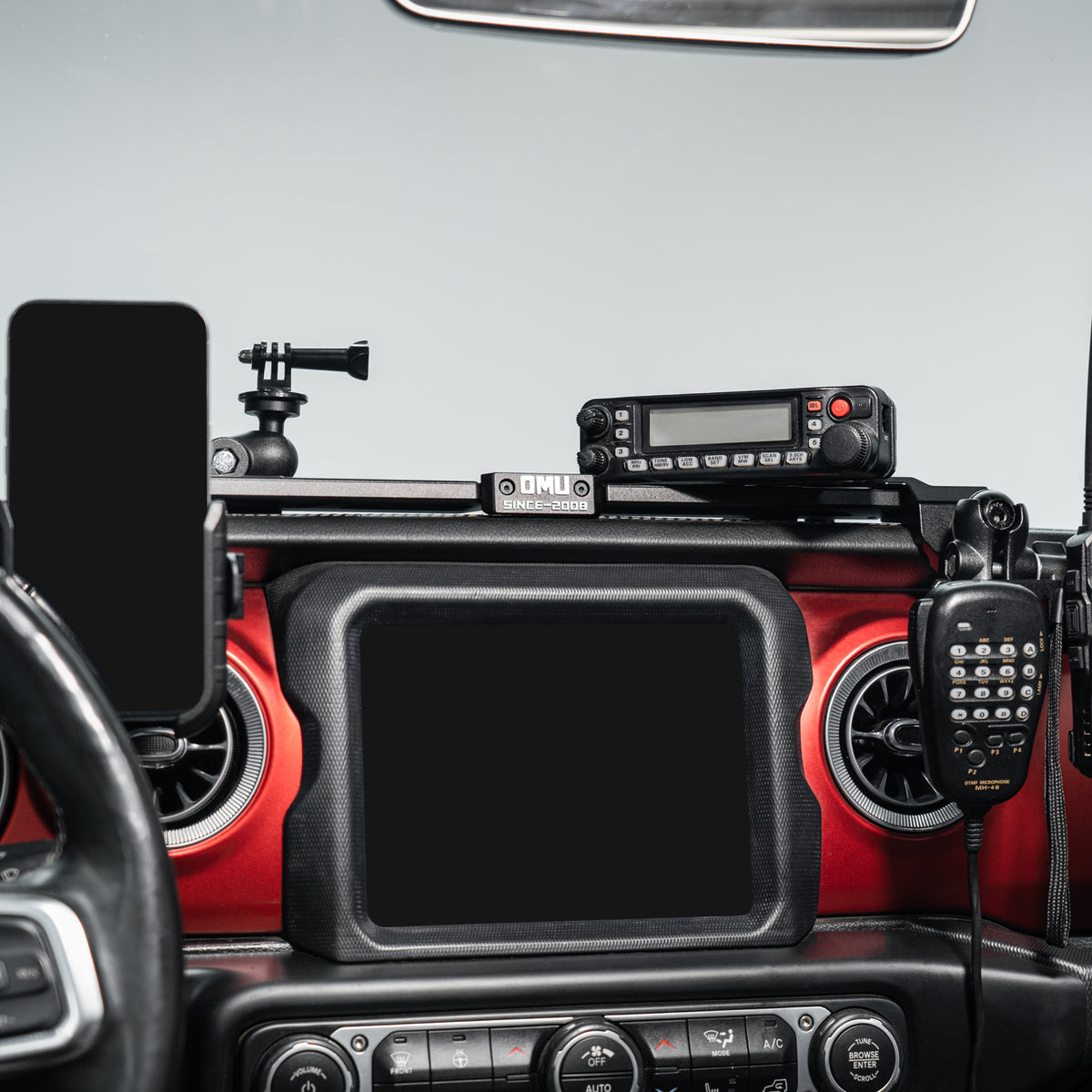 OMU Genesis Series Multi-Function Center Console Bracket For Jeep Wrangler JL
