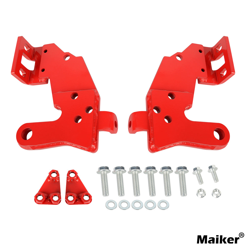 Maiker Reinforced Front Bumper Red Tow Hook For Jeep wragngler JL JT