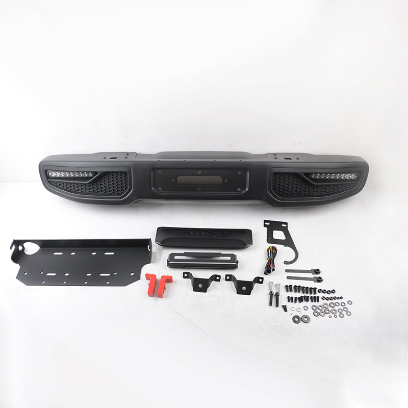 Maiker Sundancer Style Steel Front Bumper With Light For Jeep Wrangler JK