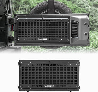 Tacmolle Tactical Tailgate Table Storage MOLLE Panel For Jeep Wrangler JK JL