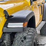 Maiker High Top Clearance Fender Flare With Inner Fender&Light For Jeep Wrangler JL