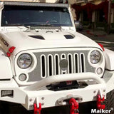 Maiker Front Grille (Defend Design) For Jeep Wrangler JK Accessories