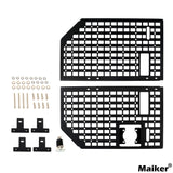 Maiker Side Bed MOLLE Panel System Cargo Storage Organizer For Jeep Gladiator JT