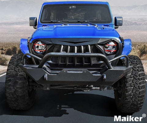 Maiker ABS Front Grille For Jeep Wrangler JL/JT Accessories