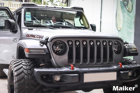 Maiker Roof Spoiler With Light For Jeep Wrangler JL Accessories