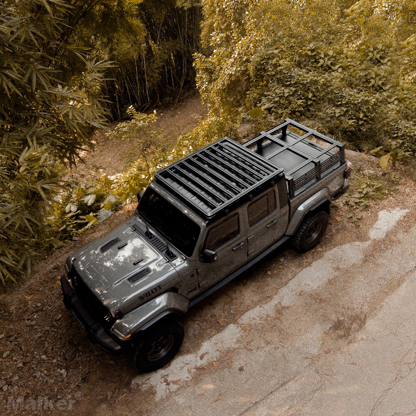Maiker Aluminum Roof Luggage Rack For Jeep Wrangler JL/Gladiator JT Accessoires