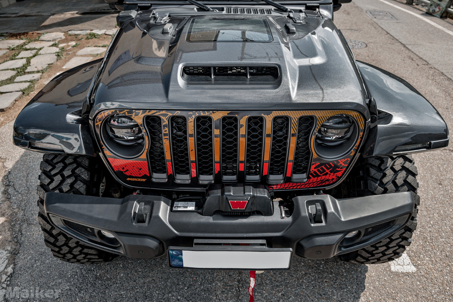 Maiker Space Capsule Engine Hood For Jeep Wrangler JK/JL Gladiator JT Accessories