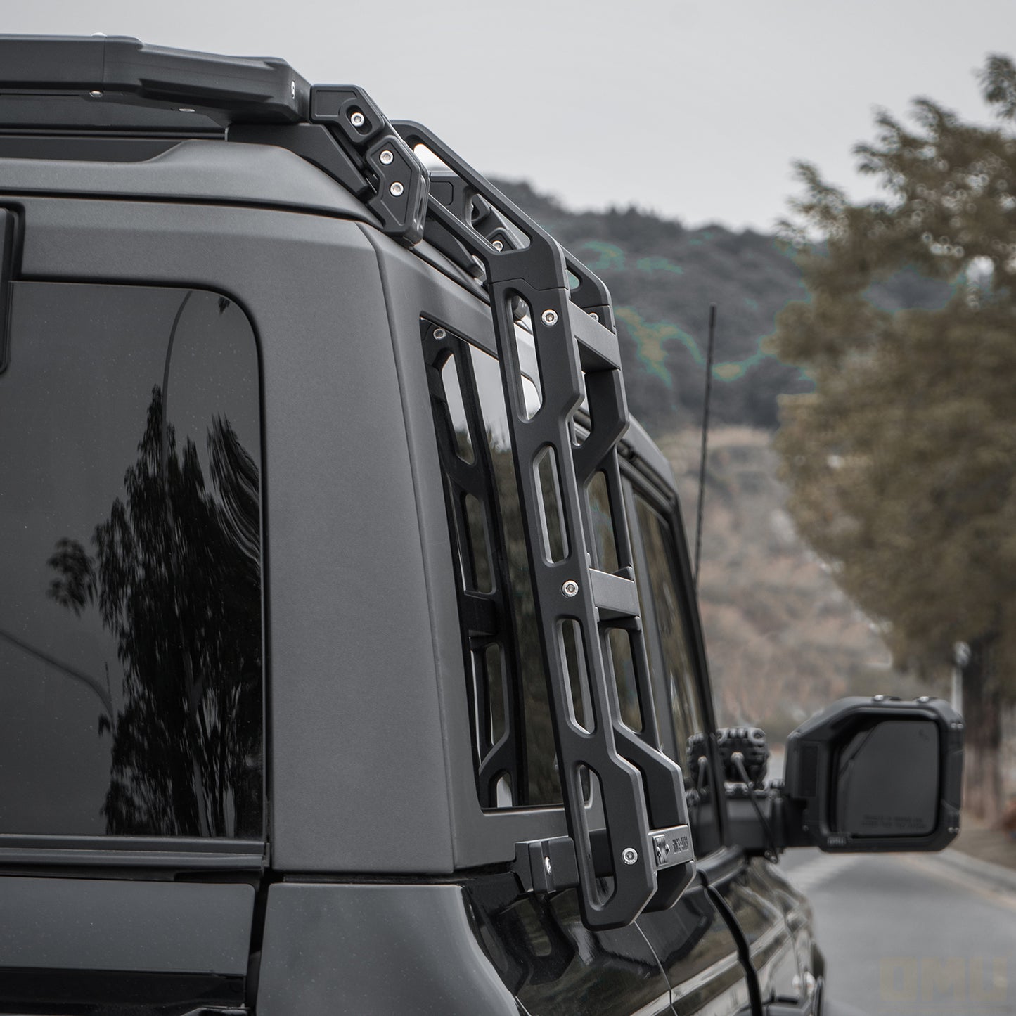 OMU Genesis Aluminum Rear Window Side Ladder For Ford Bronco