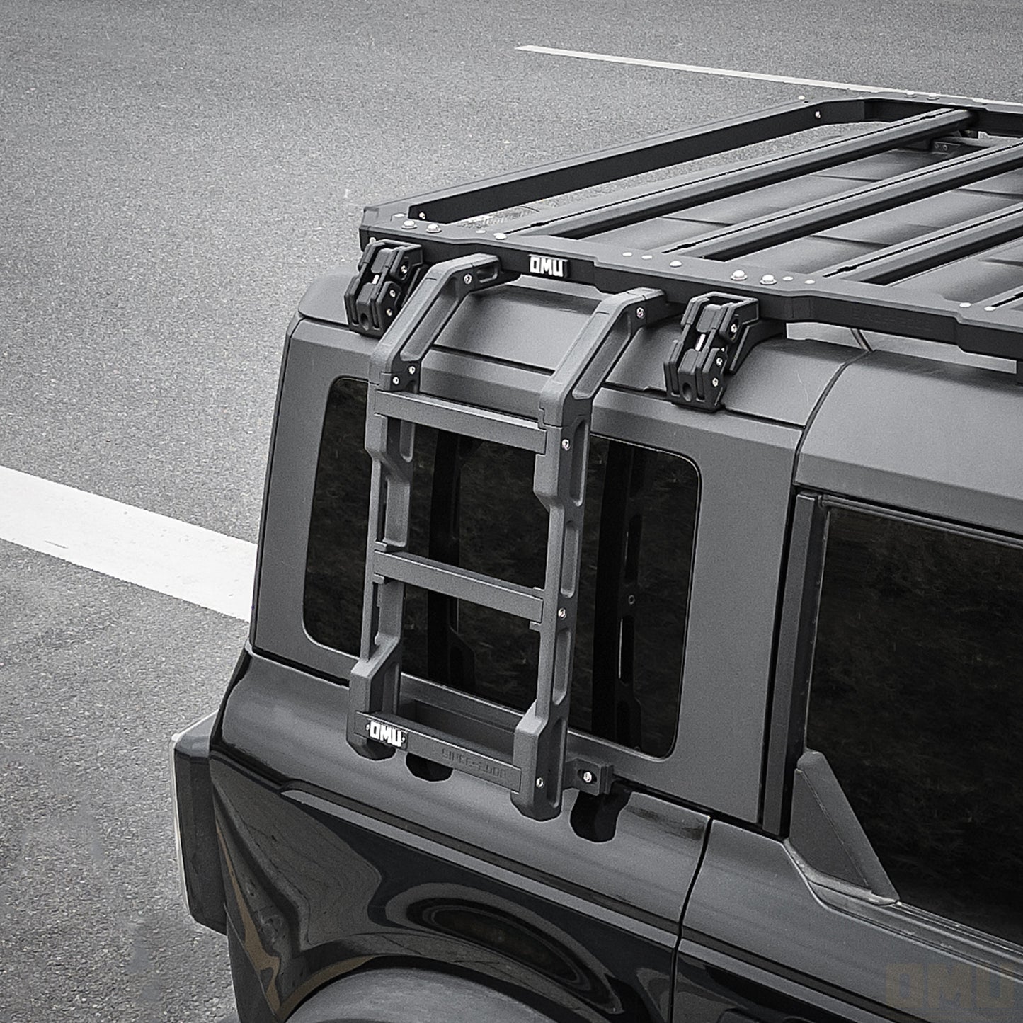 OMU Genesis Aluminum Rear Window Side Ladder For Ford Bronco