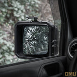 OMU Genesis Rearview Mirror Cover Rain Shield For Jeep Wrangler JK
