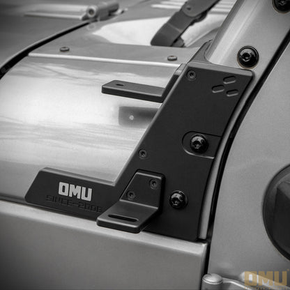 OMU Genesis A-pillar Dual Light Mount For Jeep Wrangler JK