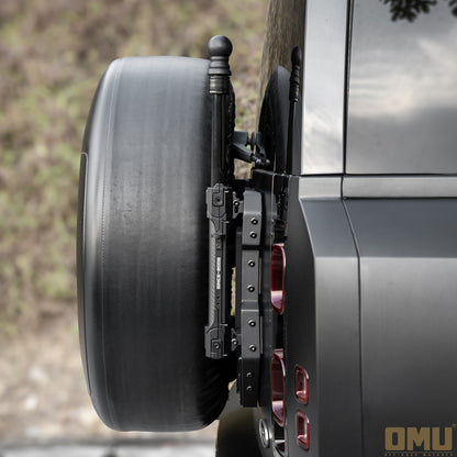 OMU Genesis Series Aluminum Flagpole Holder Brakcet for Land Rover Defender